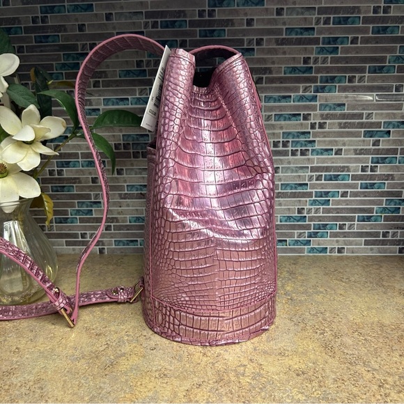 NWT Brahmin Maddie Mulberry Potion backpack purse - Picture 5 of 8